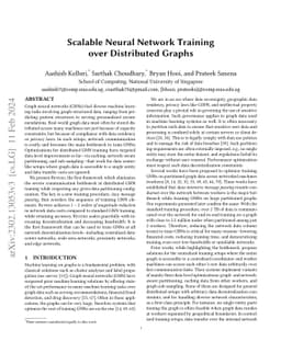 Scalable Neural Network Training over Distributed Graphs