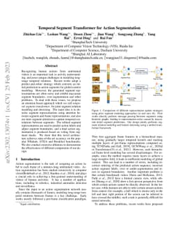 Temporal Segment Transformer for Action Segmentation