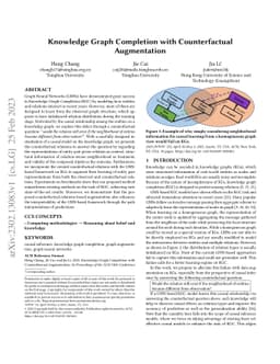 Knowledge Graph Completion with Counterfactual Augmentation