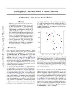 Data-Copying in Generative Models: A Formal Framework