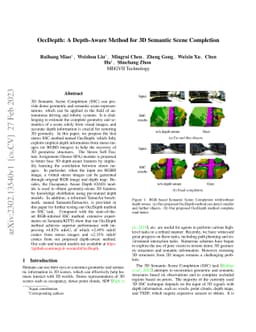 OccDepth: A Depth-Aware Method for 3D Semantic Scene Completion