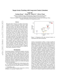 Target-Aware Tracking with Long-term Context Attention