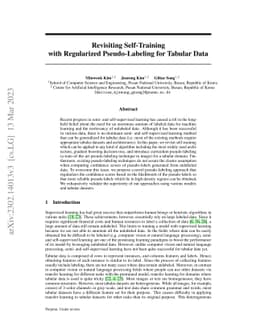 Revisiting Self-Training with Regularized Pseudo-Labeling for Tabular
  Data
