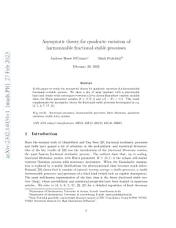 Asymptotic theory for quadratic variation of harmonizable fractional
  stable processes