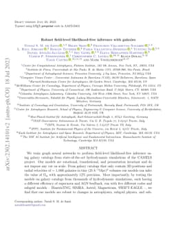 Robust Field-level Likelihood-free Inference with Galaxies