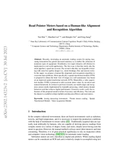 Read Pointer Meters in complex environments based on a Human-like
  Alignment and Recognition Algorithm