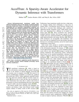 AccelTran: A Sparsity-Aware Accelerator for Dynamic Inference with
  Transformers