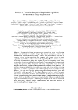 Kartezio: Evolutionary Design of Explainable Pipelines for Biomedical
  Image Analysis