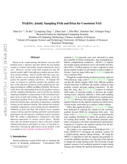 PA&DA: Jointly Sampling PAth and DAta for Consistent NAS