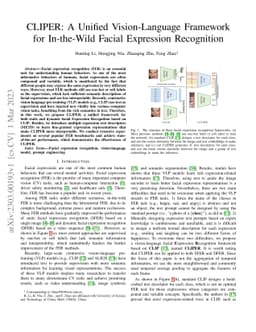 CLIPER: A Unified Vision-Language Framework for In-the-Wild Facial
  Expression Recognition