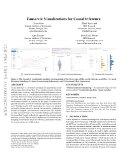 Causalvis: Visualizations for Causal Inference