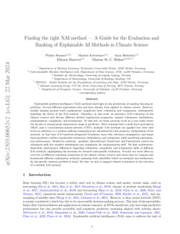 Finding the right XAI method -- A Guide for the Evaluation and Ranking
  of Explainable AI Methods in Climate Science