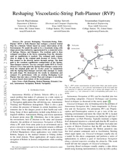 Reshaping Viscoelastic-String Path-Planner (RVP)