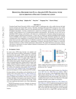 Boosting Distributed Full-graph GNN Training with Asynchronous One-bit
  Communication