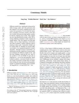 Consistency Models