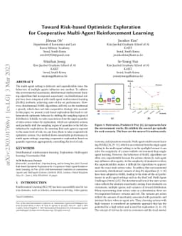 Toward Risk-based Optimistic Exploration for Cooperative Multi-Agent
  Reinforcement Learning