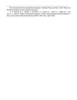 Need for Objective Task-based Evaluation of Deep Learning-Based
  Denoising Methods: A Study in the Context of Myocardial Perfusion SPECT
