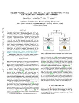 The DKU Post-Challenge Audio-Visual Wake Word Spotting System for the
  2021 MISP Challenge: Deep Analysis