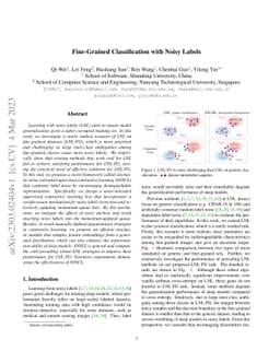 Fine-Grained Classification with Noisy Labels