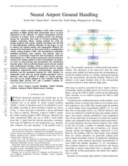 Neural Airport Ground Handling