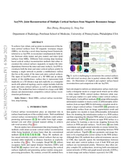 SurfNN: Joint Reconstruction of Multiple Cortical Surfaces from Magnetic
  Resonance Images
