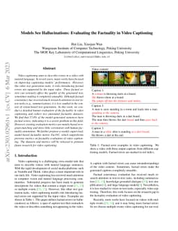 Models See Hallucinations: Evaluating the Factuality in Video Captioning