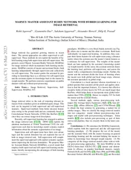 MABNet: Master Assistant Buddy Network with Hybrid Learning for Image
  Retrieval