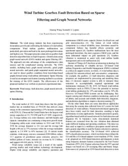 Wind Turbine Gearbox Fault Detection Based on Sparse Filtering and Graph
  Neural Networks