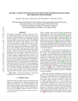 AST-SED: An Effective Sound Event Detection Method Based on Audio
  Spectrogram Transformer