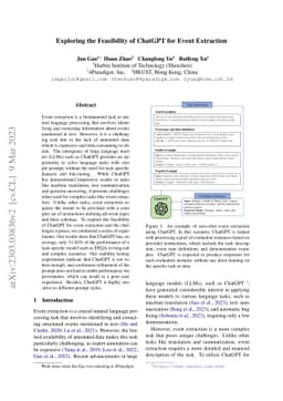 Exploring the Feasibility of ChatGPT for Event Extraction
