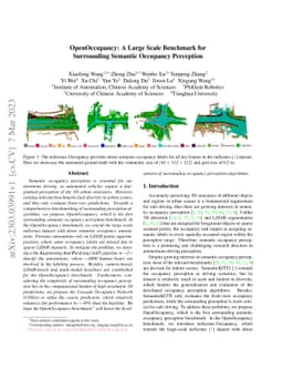 OpenOccupancy: A Large Scale Benchmark for Surrounding Semantic
  Occupancy Perception