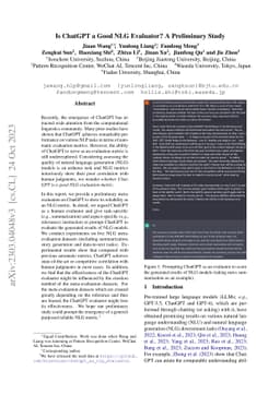 Is ChatGPT a Good NLG Evaluator? A Preliminary Study