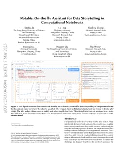 Notable: On-the-fly Assistant for Data Storytelling in Computational
  Notebooks