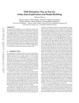 VOCALExplore: Pay-as-You-Go Video Data Exploration and Model Building
  [Technical Report]