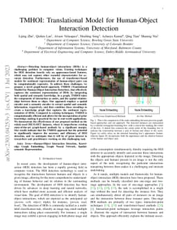 TMHOI: Translational Model for Human-Object Interaction Detection