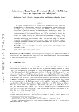 Estimation of Long-Range Dependent Models with Missing Data: to Impute
  or not to Impute?