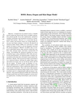 BOSS: Bones, Organs and Skin Shape Model