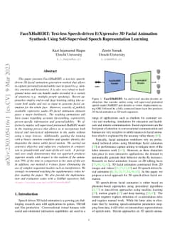 FaceXHuBERT: Text-less Speech-driven E(X)pressive 3D Facial Animation
  Synthesis Using Self-Supervised Speech Representation Learning