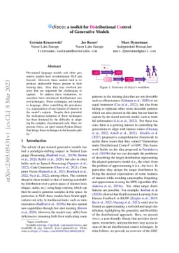 disco: a toolkit for Distributional Control of Generative Models