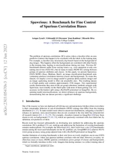 Spawrious: A Benchmark for Fine Control of Spurious Correlation Biases