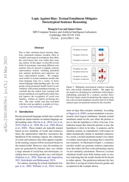 Logic Against Bias: Textual Entailment Mitigates Stereotypical Sentence
  Reasoning