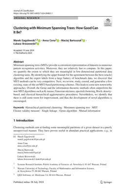 Clustering with minimum spanning trees: How good can it be?