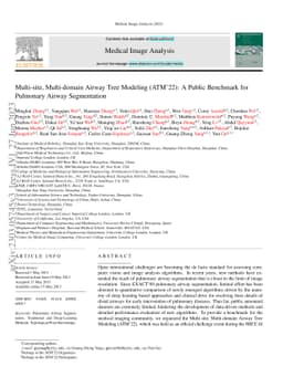 Multi-site, Multi-domain Airway Tree Modeling (ATM'22): A Public
  Benchmark for Pulmonary Airway Segmentation