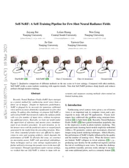 Self-NeRF: A Self-Training Pipeline for Few-Shot Neural Radiance Fields