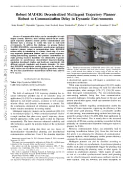 Robust MADER: Decentralized Multiagent Trajectory Planner Robust to
  Communication Delay in Dynamic Environments