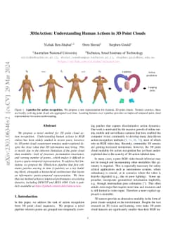 3DInAction: Understanding Human Actions in 3D Point Clouds