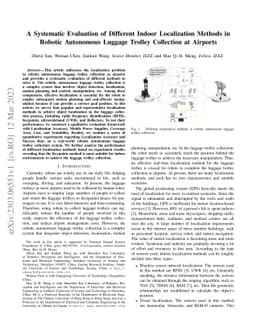 A Systematic Evaluation of Different Indoor Localization Methods in
  Robotic Autonomous Luggage Trolley Collection at Airports