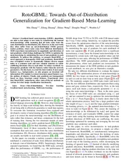 RotoGBML: Towards Out-of-Distribution Generalization for Gradient-Based
  Meta-Learning