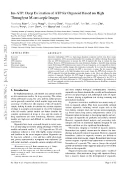 Ins-ATP: Deep Estimation of ATP for Organoid Based on High Throughput
  Microscopic Images