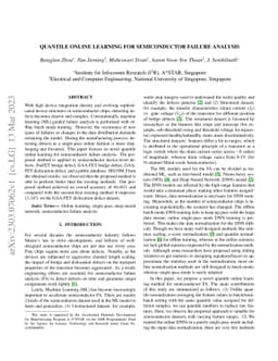 Quantile Online Learning for Semiconductor Failure Analysis